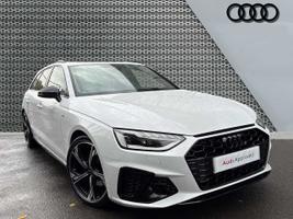 Used 2024 Audi A4 Avant Black Edition 35 TFSI  150 PS S tronic Glacier White Metallic