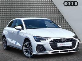 Used 2026 Audi A3 Sportback S line TFSI e  204 PS S tronic Arkona white, solid