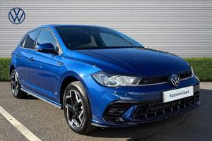 Used 2025 Volkswagen Polo 1.0 TSI 115 R-Line 5dr DSG Reef blue