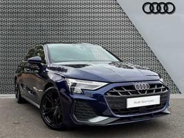 Used 2025 Audi A3 Sportback S line TFSI  116 PS 6-speed Navarra blue, metallic