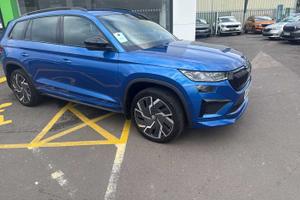 Used 2023 Skoda Kodiaq 2.0 TSI 245 vRS 4x4 5dr DSG [7 Seat] Race Blue