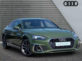 Used 2024 Audi A5 Sportback S line 40 TFSI  204 PS S tronic District Green Metallic