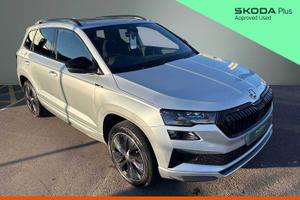 Used 2022 Skoda Karoq 1.5 TSI Sportline 5dr DSG Brilliant Silver