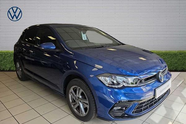 Used 2024 Volkswagen Polo 1.0 TSI R-Line 5dr DSG Reef blue at Martins Group