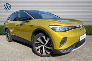 Used 2021 Volkswagen ID.4 150kW 1ST Edition Pro Performance 77kWh 5dr Auto Honey Yellow