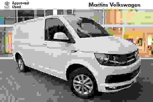 Used 2018 Volkswagen Transporter T28 Panel van Highline SWB EU6 102 PS 2.0 TDI BMT 5sp Manual **Air Con** Candy White at Martins Group