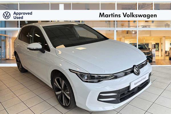 Used 2025 Volkswagen Golf 1.5 TSI 150 Match 5dr Pure white at Martins Group