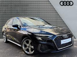 Used 2024 Audi A3 Sportback S line 35 TFSI  150 PS S tronic Mythos black, metallic