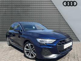 Used 2025 Audi A3 Sportback S line TFSI  150 PS S tronic Navarra blue, metallic