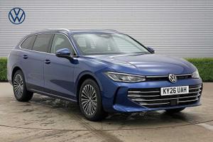 Used 2026 Volkswagen Passat 1.5 TSI eHybrid Elegance 5dr DSG Reef blue