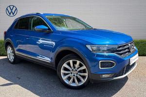 Used 2020 Volkswagen T-roc 1.5 TSI EVO SEL 5dr DSG Ravenna Blue