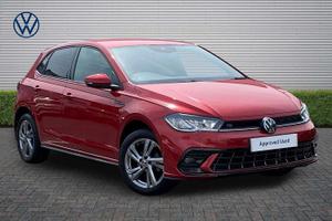 Used 2022 Volkswagen Polo 1.0 TSI R-Line 5dr Kings red