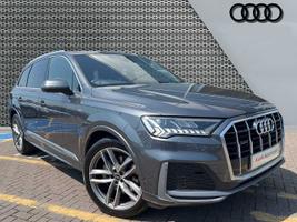 Used 2023 Audi Q7 S line 50 TDI quattro 286 PS tiptronic Daytona grey, pearl effect