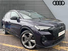 Used 2023 Audi Q4 E-tron Q4  (S) Black Edition 50 e-tron quattro 220,00 kW Aurora violet, metallic