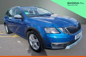 Used 2019 Skoda Octavia 2.0 TDI CR 184 Scout 4x4 5dr DSG [7 speed] Race Blue