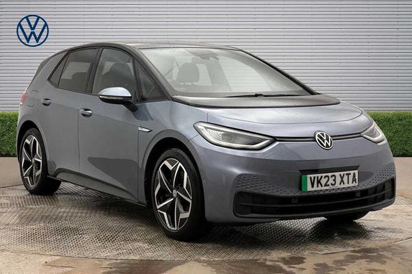 Used 2023 Volkswagen ID.3 150kW Family Pro Performance 58kWh 5dr Auto Stonewashed Blue at Martins Group