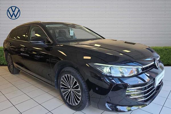 Used 2025 Volkswagen Passat 1.5 eTSI Elegance 5dr DSG Grenadilla Black at Martins Group