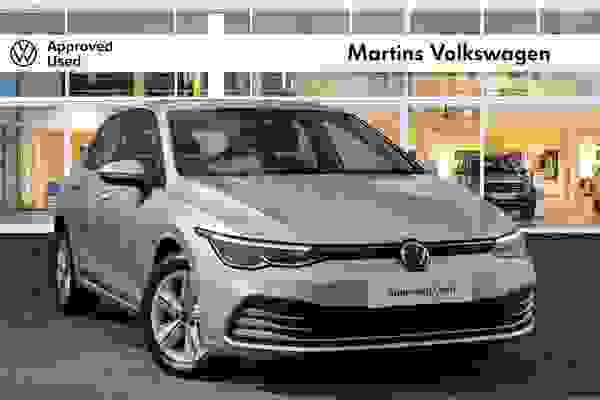 Used 2021 Volkswagen Golf MK8 Hatchback 5-Dr 1.5 TSI (130ps) Life EVO Reflex Silver at Martins Group