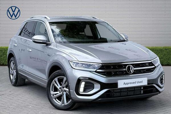 Used 2025 Volkswagen T-roc 1.5 TSI R-Line 5dr Pyrite Silver at Martins Group