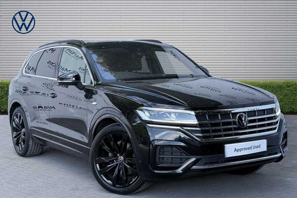 Used 2023 Volkswagen Touareg 3.0 V6 TDI 4Motion R-Line Tech Plus 5dr Tip Auto Grenadilla Black at Martins Group