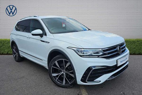 Used 2022 Volkswagen Tiguan Allspace 1.5 TSI R-Line 5dr DSG Pure White at Martins Group