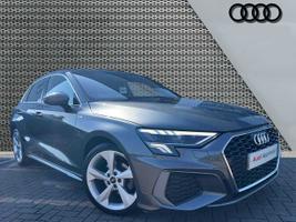 Used 2022 Audi A3 Sportback S line 35 TFSI  150 PS S tronic Daytona grey, pearl effect