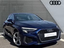 Used 2021 Audi A3 Sportback S line 35 TFSI  150 PS 6-speed Navarra Blue Metallic