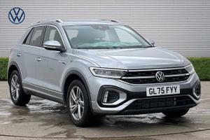 Used 2025 Volkswagen T-roc 1.5 TSI R-Line 5dr Pyrite Silver