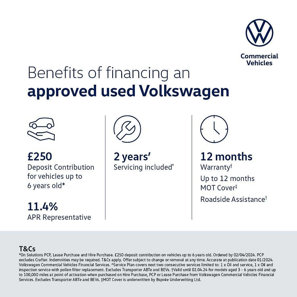 Approved used 2024 vw transporter