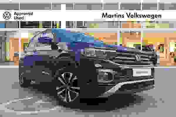Used 2021 Volkswagen T-Cross 1.0 TSI (95ps) Active Hatchback Deep black at Martins Group