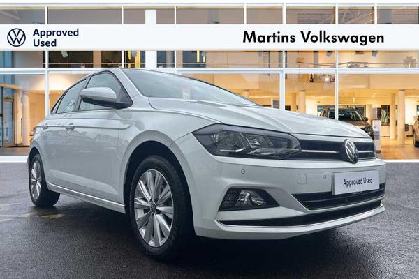 Used 2021 Volkswagen Polo MK6 Hatchback 5Dr 1.0 TSI 95PS SEL Pure white at Martins Group