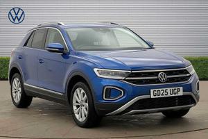 Used 2025 Volkswagen T-roc 1.5 TSI Style 5dr Ravenna Blue