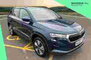 Used 2022 Skoda Karoq SUV 1.0 TSI (110ps) SE Drive Petrol Blue