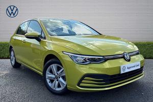 Used 2023 Volkswagen Golf 1.5 eTSI 150 Life 5dr DSG Lime Yellow
