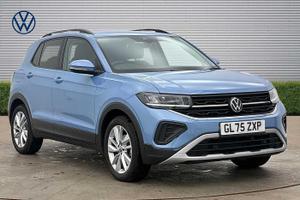 Used 2025 Volkswagen T-cross 1.0 TSI 115 Match 5dr DSG Clear Blue