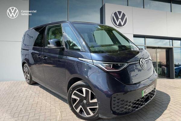 Used 2023 Volkswagen ID. Buzz Style SWB 204 PS 77 kWh Pro Electric 1 Speed Auto *E-Doors-E-Towbar* Starlight Blue at Martins Group