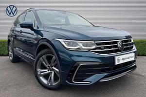 Used 2022 Volkswagen Tiguan 1.5 TSI 150 R-Line Edition 5dr DSG Nightshade Blue