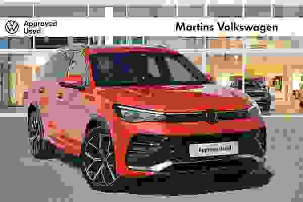 Used 2024 Volkswagen Tiguan 2.0TDI (150ps) R-Line DSG Persimmon Red at Martins Group