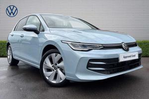Used 2025 Volkswagen Golf 1.5 TSI 150 Match 5dr Crystal Ice Blue