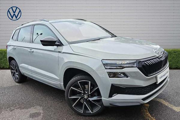 Used 2023 Skoda Karoq 1.5 TSI Sportline 5dr DSG Meteor Grey at Martins Group