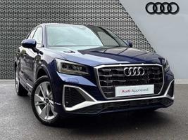 Used 2025 Audi Q2 S line 35 TFSI  150 PS S tronic Navarra Blue Metallic