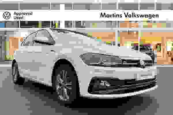 Used 2021 Volkswagen Polo MK6 Hatchback 5Dr 1.0 TSI 95PS R-Line Pure white at Martins Group