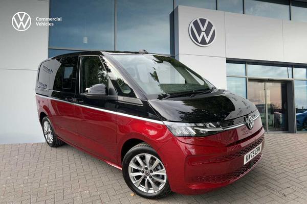 Used 2026 Volkswagen Multivan Life Standard 150 PS 2.0 TDI 7-Speed DSG *Electric Doors* Rear Camera* Deep Black / Fortana Red at Martins Group