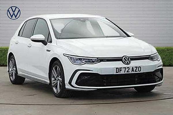 Used 2023 Volkswagen Golf 1.5 eTSI 150 R-Line 5dr DSG Pure white at Martins Group