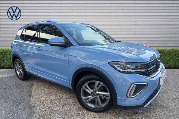 Used 2024 Volkswagen T-cross 1.5 TSI R-Line 5dr DSG **IQ MATRIX LIGHTS*REAR VIEW CAMERA** Clear Blue Metallic at Martins Group