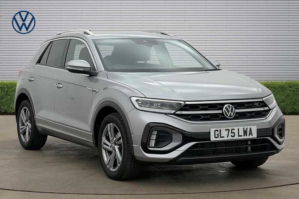 Used 2025 Volkswagen T-roc 1.5 TSI R-Line 5dr Pyrite Silver at Martins Group