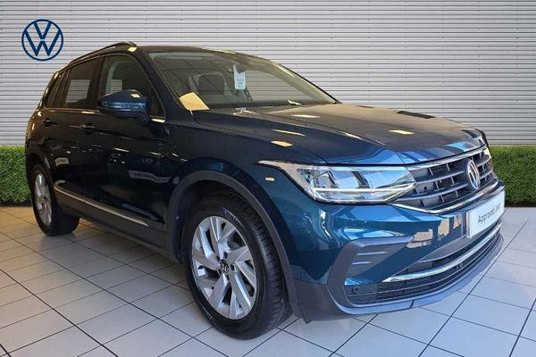 Used 2022 Volkswagen Tiguan 1.5 TSI 150 Life 5dr DSG Nightshade Blue at Martins Group