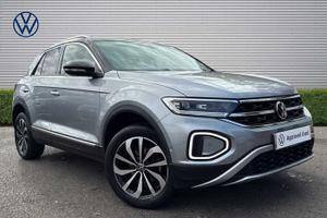Used 2024 Volkswagen T-roc 1.5 TSI Style 5dr Pyrite Silver with black Roof