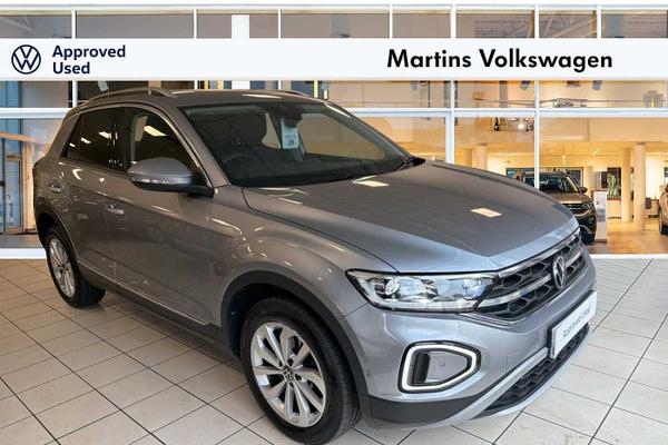 Used 2022 Volkswagen T-roc 1.0 TSI Style 5dr Pyrite Silver at Martins Group