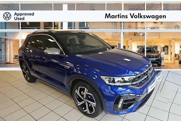 Used 2024 Volkswagen T-ROC TRoc Mk1 Facelift 2022 2.0 TSI R 300PS 4M DSG Lapiz Blue at Martins Group